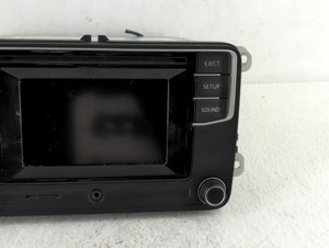 2016 Volkswagen Tiguan Radio AM FM Cd Player Receiver Replacement P/N:561 035 150 A 5C0 035 200 Fits 2017 OEM Used Auto Parts