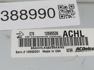 2017-2018 Chevrolet Trax PCM Engine Control Computer ECU ECM PCU OEM P/N:12685776 12668986, 12698131 Fits Fits 2017 2018 2019 OEM Used Auto Parts