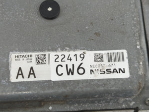 2015-2017 Nissan Rogue PCM Engine Control Computer ECU ECM PCU OEM P/N:NEC012-671 NEC021-664, NCE021-659 Fits Fits 2015 2016 2017 OEM Used Auto Parts