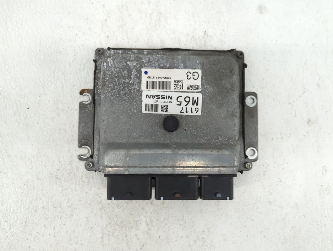 2013-2015 Nissan Sentra PCM Engine Control Computer ECU ECM PCU OEM P/N:NEC004-633 BEM400-300 A1 Fits Fits 2013 2014 2015 OEM Used Auto Parts