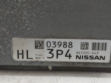 2012 Nissan Rogue PCM Engine Control Computer ECU ECM PCU OEM P/N:NEC000-643 MEC112-120 D1, NEC000-643, NEC000-643 Fits OEM Used Auto Parts