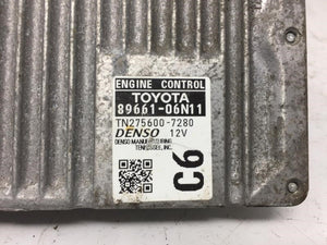 2016 Toyota Camry PCM Engine Control Computer ECU ECM PCU OEM P/N:89661-06N11 Fits Fits 2017 OEM Used Auto Parts - Oemusedautoparts1.com