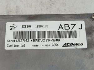 2017 Chevrolet Equinox PCM Engine Control Computer ECU ECM PCU OEM P/N:12667002 12667000, 12670801, 12694743 Fits Fits 2018 2019 OEM Used Auto Parts