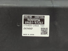 2010 Toyota Prius PCM Engine Control Computer ECU ECM PCU OEM P/N:89661-47262 Fits OEM Used Auto Parts