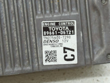 2016-2017 Toyota Camry PCM Engine Control Computer ECU ECM PCU OEM P/N:89661-06T21 89661-06T22 Fits Fits 2016 2017 OEM Used Auto Parts