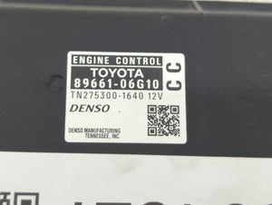 2008-2009 Toyota Camry PCM Engine Control Computer ECU ECM PCU OEM P/N:89661-06G41 89661-06G40, 89661-06G10 Fits Fits 2008 2009 OEM Used Auto Parts