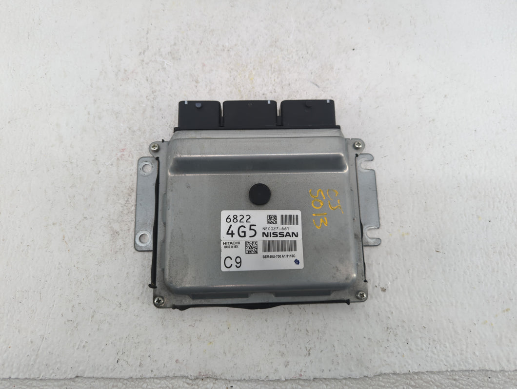 2018-2019 Nissan Sentra PCM Engine Control Computer ECU ECM PCU OEM P/N:NEC027-661 NEC025-603, NEC982-012 Fits Fits 2018 2019 OEM Used Auto Parts