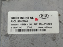 2019 Kia Optima PCM Engine Control Computer ECU ECM PCU OEM P/N:39199-2G028 39171-2GJL0 Fits OEM Used Auto Parts