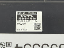 2014 Toyota Prius PCM Engine Control Computer ECU ECM PCU OEM P/N:89661-47590 Fits OEM Used Auto Parts