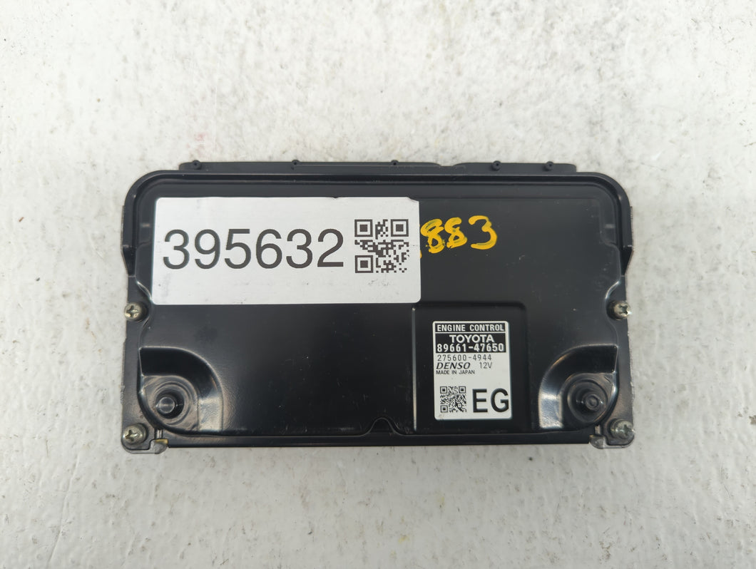 2016 Toyota Prius PCM Engine Control Computer ECU ECM PCU OEM P/N:89661-47650 Fits OEM Used Auto Parts