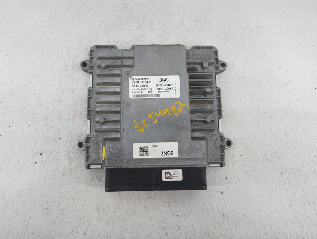 2018-2019 Hyundai Sonata PCM Engine Control Computer ECU ECM PCU OEM P/N:39112-2GGJ0 39102-2GGJ0, 39102-2GGK7 Fits Fits 2018 2019 OEM Used Auto Parts