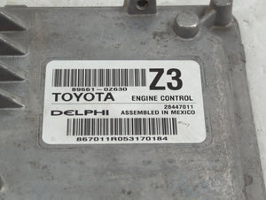 2015 Toyota Corolla PCM Engine Control Computer ECU ECM PCU OEM P/N:89661-0Z641 89661-0Z640, 89661-0Z630 Fits OEM Used Auto Parts