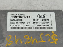 2011-2013 Kia Optima PCM Engine Control Computer ECU ECM PCU OEM P/N:39111-2G868 39101-2G868, 39101-2G874 Fits Fits 2011 2012 2013 OEM Used Auto Parts