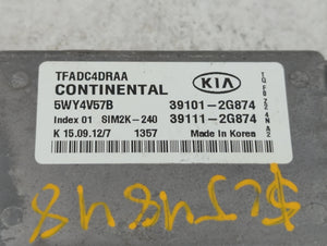 2011-2013 Kia Optima PCM Engine Control Computer ECU ECM PCU OEM P/N:39111-2G868 39101-2G868, 39101-2G874 Fits Fits 2011 2012 2013 OEM Used Auto Parts