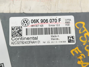 2014 Volkswagen Jetta PCM Engine Control Computer ECU ECM PCU OEM P/N:06K 906 070 C 06K 907 425, 06K 906 070 F Fits OEM Used Auto Parts