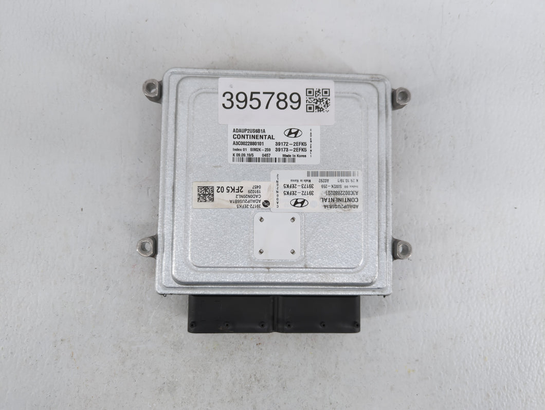 2020 Hyundai Elantra PCM Engine Control Computer ECU ECM PCU OEM P/N:39172-2EFK5 39173-2EFK5 Fits OEM Used Auto Parts