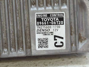 2015 Toyota Camry PCM Engine Control Computer ECU ECM PCU OEM P/N:89661-06T21 89661-06T20 Fits OEM Used Auto Parts