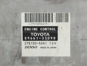 2006 Lexus Es330 PCM Engine Control Computer ECU ECM PCU OEM P/N:89661-33D90 Fits OEM Used Auto Parts