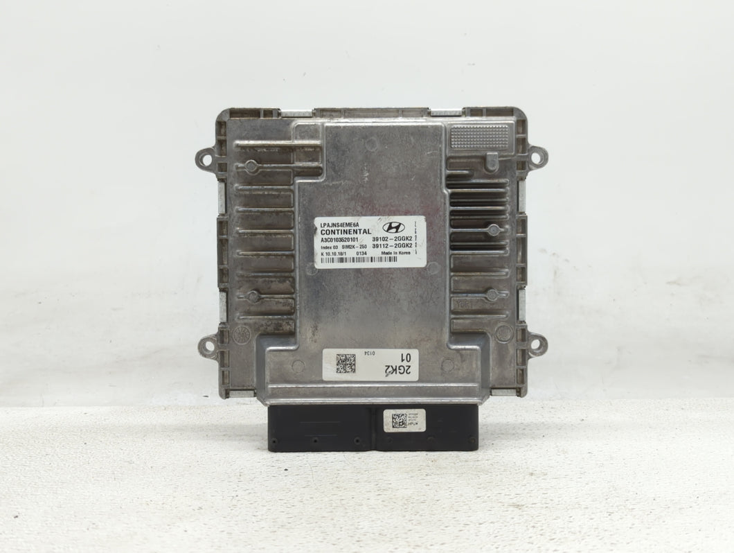 2018-2019 Hyundai Sonata PCM Engine Control Computer ECU ECM PCU OEM P/N:39102-2GGK2 39112-2GGK2, 39102-2GGJ0 Fits Fits 2018 2019 OEM Used Auto Parts