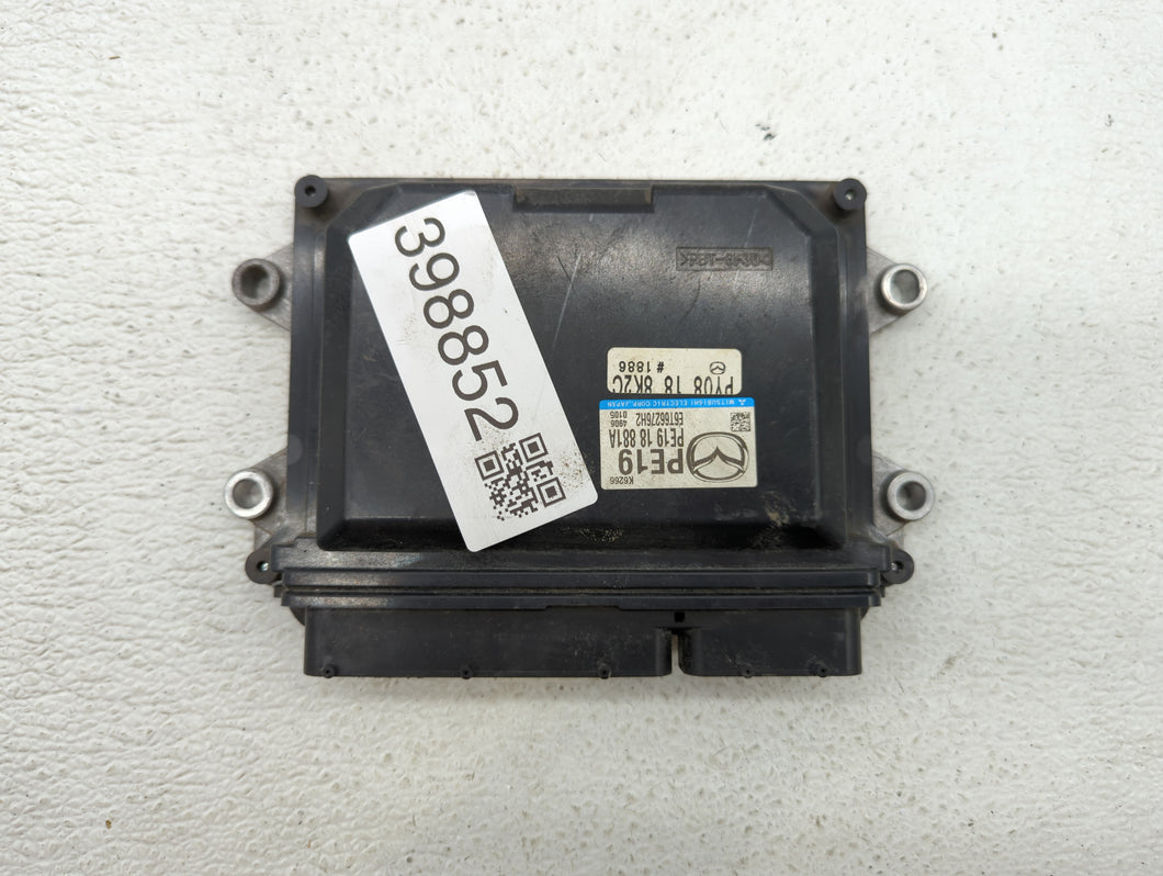 2014 Mazda 3 PCM Engine Control Computer ECU ECM PCU OEM P/N:PEDH 18 881 PEAB 18 881A, 03L 906 012 BP, PE19 18 881A Fits OEM Used Auto Parts