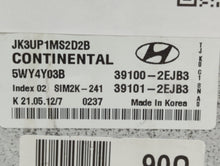 2013 Hyundai Elantra PCM Engine Control Computer ECU ECM PCU OEM P/N:39100-2EJB3 39102-2EJB3, 39103-2EJB3 Fits OEM Used Auto Parts