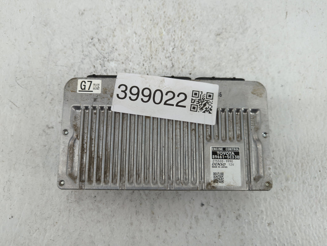 2014 Toyota Prius C PCM Engine Control Computer ECU ECM PCU OEM P/N:89661-5C330 Fits OEM Used Auto Parts