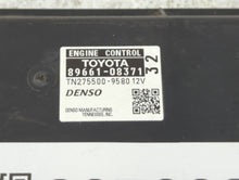 2013-2014 Toyota Sienna PCM Engine Control Computer ECU ECM PCU OEM P/N:89661-08371 89661-08370 Fits Fits 2013 2014 OEM Used Auto Parts