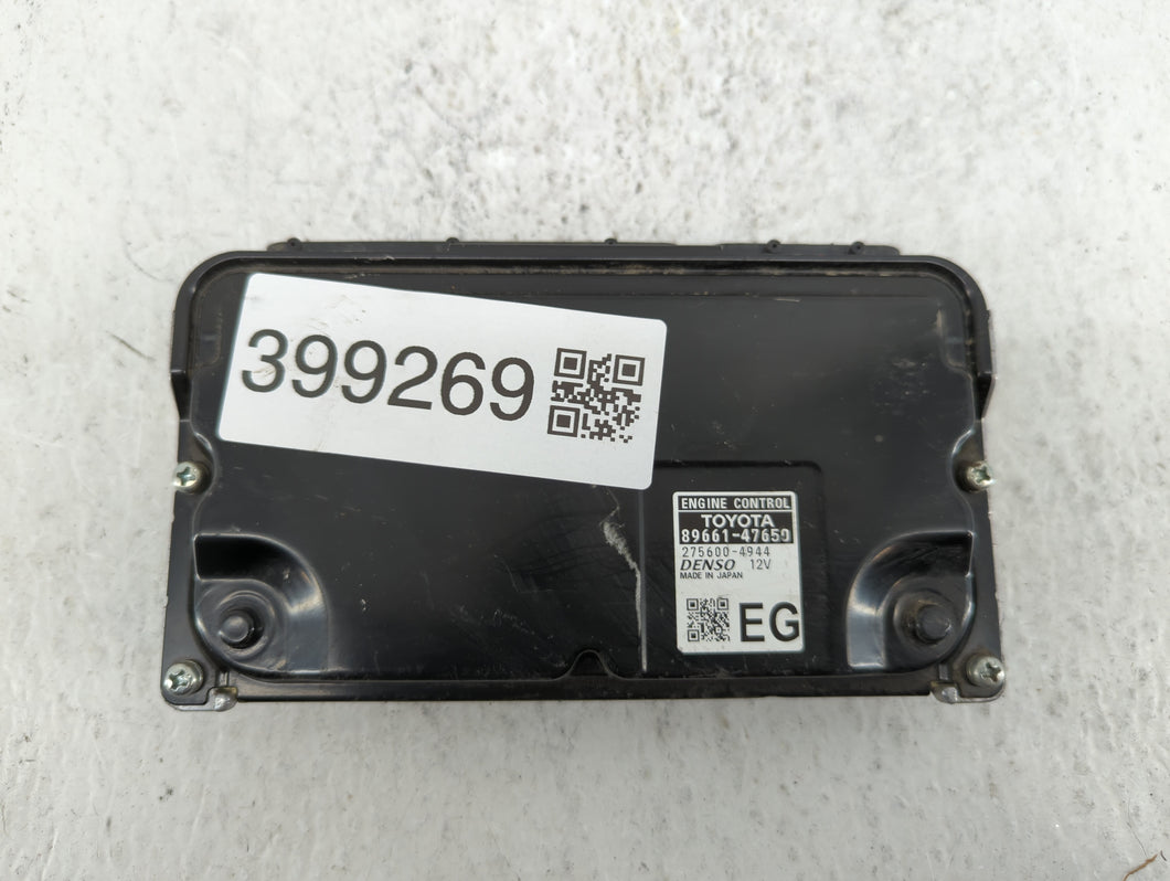 2016 Toyota Prius PCM Engine Control Computer ECU ECM PCU OEM P/N:89661-47650 Fits OEM Used Auto Parts