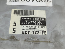 2000 Toyota Corolla PCM Engine Control Computer ECU ECM PCU OEM P/N:89661-02691 Fits OEM Used Auto Parts