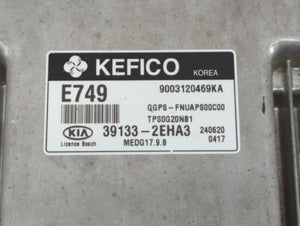 2015 Kia Soul PCM Engine Control Computer ECU ECM PCU OEM P/N:39133-2EHA5 39133-2EHA3 Fits OEM Used Auto Parts