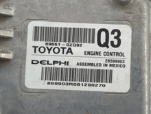 2017-2018 Toyota Corolla PCM Engine Control Computer ECU ECM PCU OEM P/N:89661-0ZQ92 89661-0ZQ91, 89661-0ZQ90 Fits Fits 2017 2018 OEM Used Auto Parts