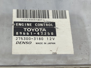 2008-2009 Toyota Prius PCM Engine Control Computer ECU ECM PCU OEM P/N:89661-47250 Fits Fits 2008 2009 OEM Used Auto Parts