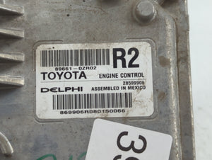 2017-2018 Toyota Corolla PCM Engine Control Computer ECU ECM PCU OEM P/N:89661-0ZR02 89661-0ZQ93, 89661-0ZR01 Fits Fits 2017 2018 OEM Used Auto Parts