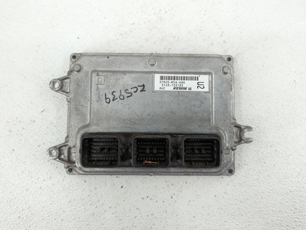 2012-2014 Honda Cr-V PCM Engine Control Computer ECU ECM PCU OEM P/N:37820-R5A-A86 37820-R5A-A87 Fits Fits 2012 2013 2014 OEM Used Auto Parts