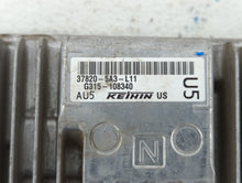 2014 Honda Accord PCM Engine Control Computer ECU ECM PCU OEM P/N:37820-5A3-L11 37820-5A3-L12, 37820-5A2-B52 Fits OEM Used Auto Parts