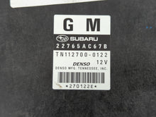 2012 Subaru Legacy PCM Engine Control Computer ECU ECM PCU OEM P/N:22765AC67B 22765AC66B Fits OEM Used Auto Parts