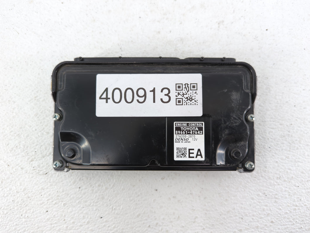 2017-2018 Toyota Prius PCM Engine Control Computer ECU ECM PCU OEM P/N:89661-47643 89661-47642 Fits Fits 2017 2018 OEM Used Auto Parts