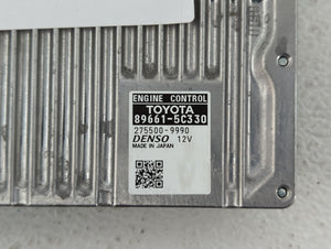 2014 Toyota Prius PCM Engine Control Computer ECU ECM PCU OEM P/N:89661-5C330 Fits OEM Used Auto Parts