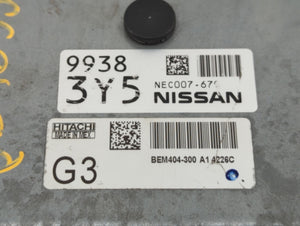 2013-2015 Nissan Sentra PCM Engine Control Computer ECU ECM PCU OEM P/N:NEC013-028 NEC004-633 Fits Fits 2013 2014 2015 OEM Used Auto Parts