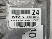 2015 Toyota Corolla PCM Engine Control Computer ECU ECM PCU OEM P/N:89661-0Z641 89661-0Z640, 89661-0Z630 Fits OEM Used Auto Parts