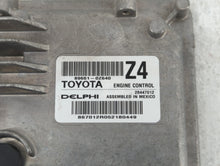 2015 Toyota Corolla PCM Engine Control Computer ECU ECM PCU OEM P/N:89661-0Z640 Fits OEM Used Auto Parts