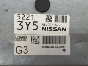 2013-2015 Nissan Sentra PCM Engine Control Computer ECU ECM PCU OEM P/N:NEC007-679 NEC013-028, NEC004-633 Fits Fits 2013 2014 2015 OEM Used Auto Parts