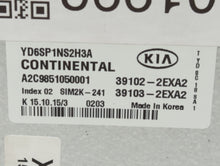 2016 Kia Forte PCM Engine Control Computer ECU ECM PCU OEM P/N:39106-2EXA2 39102-2EXB2, 39103-2EXB2 Fits OEM Used Auto Parts