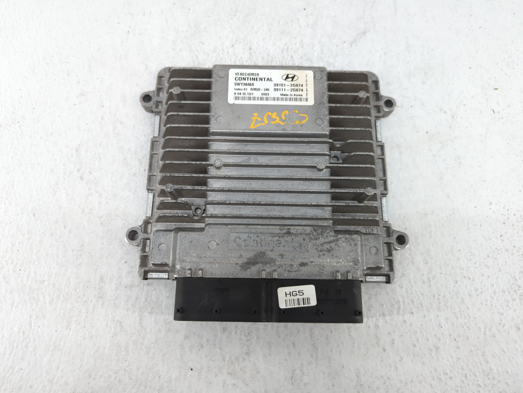 2011-2014 Hyundai Sonata PCM Engine Control Computer ECU ECM PCU OEM P/N:39101-2G674 39101-2G663 Fits Fits 2011 2012 2013 2014 OEM Used Auto Parts