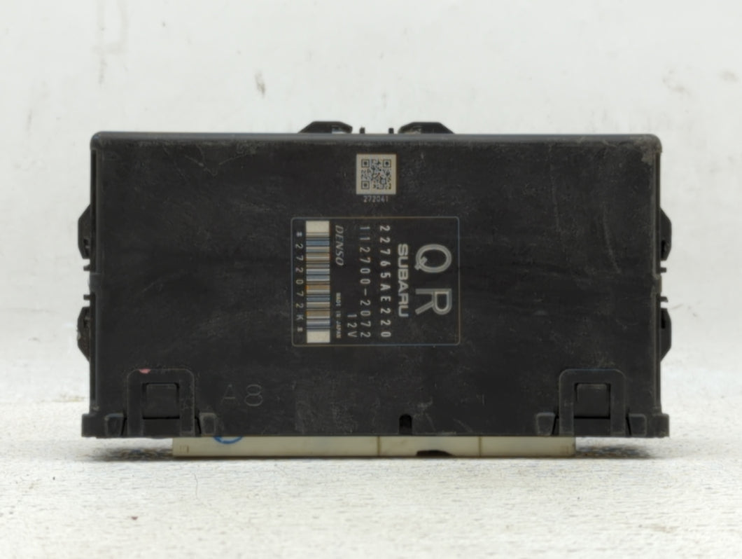 2014 Subaru Forester PCM Engine Control Computer ECU ECM PCU OEM P/N:112700-2072 22765AE220 Fits OEM Used Auto Parts