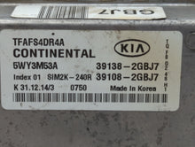 2015 Kia Optima PCM Engine Control Computer ECU ECM PCU OEM P/N:39108-2GBJ7 39138-2GBJ7 Fits OEM Used Auto Parts