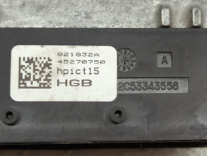 2015 Kia Optima PCM Engine Control Computer ECU ECM PCU OEM P/N:39108-2GBJ7 39138-2GBJ7 Fits OEM Used Auto Parts