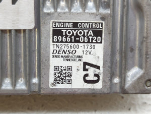 2015 Toyota Camry PCM Engine Control Computer ECU ECM PCU OEM P/N:89661-06T21 89661-06T20 Fits OEM Used Auto Parts