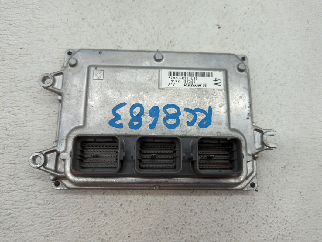 2014-2015 Honda Civic PCM Engine Control Computer ECU ECM PCU OEM P/N:37820-R2J-L65 37820-R2J-L64 Fits Fits 2014 2015 OEM Used Auto Parts