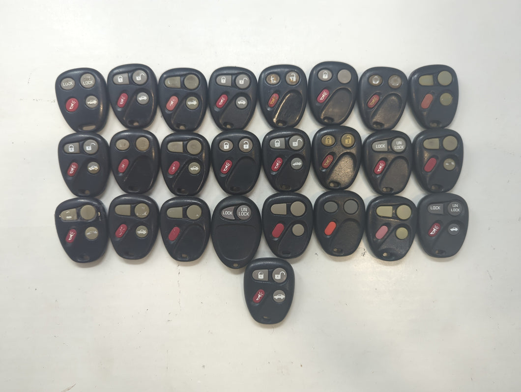 Lot of 25 Chevrolet Keyless Entry Remote Fob KOBUT1BT | N5F250738 |